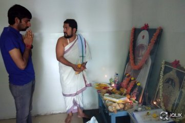 Pandaga Chesko Movie Dubbing Pooja Photos